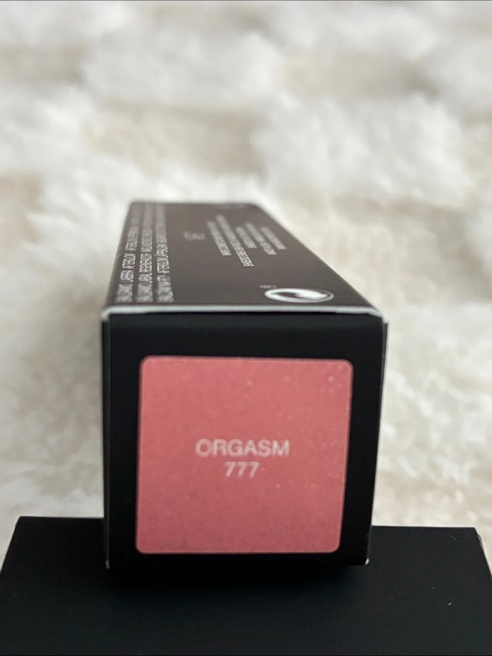 NARS Full Size Afterglow Lip Balm 777 Orgasm, Peachy Pink w Gold Shimmer NEW NIB